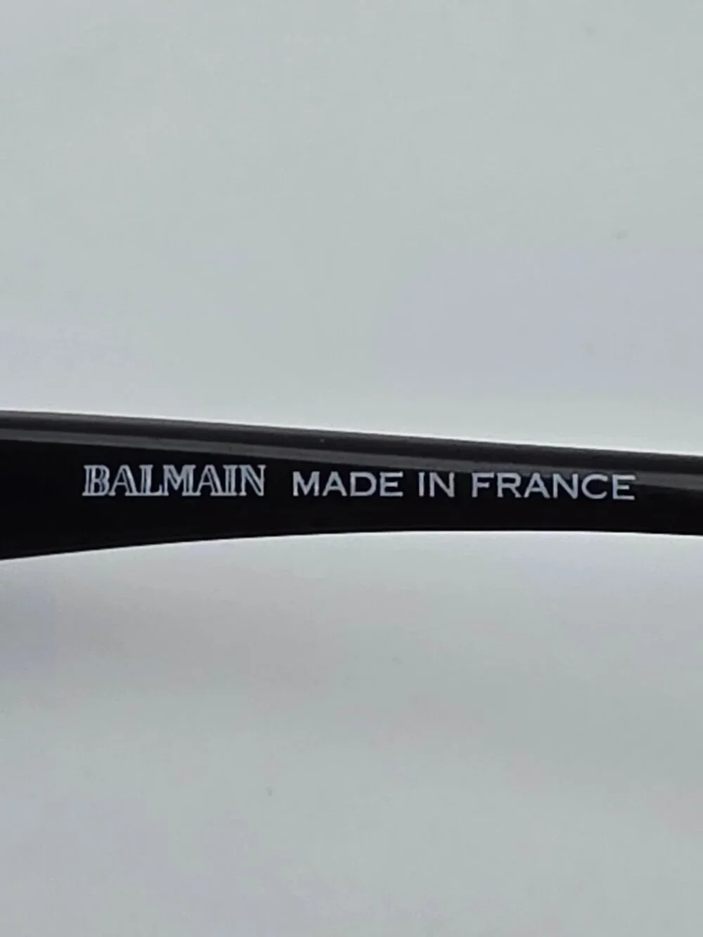 Balmain Paris BL1045 Black Cat Eye Eyeglasses Frame w/Flexhinge and Case France